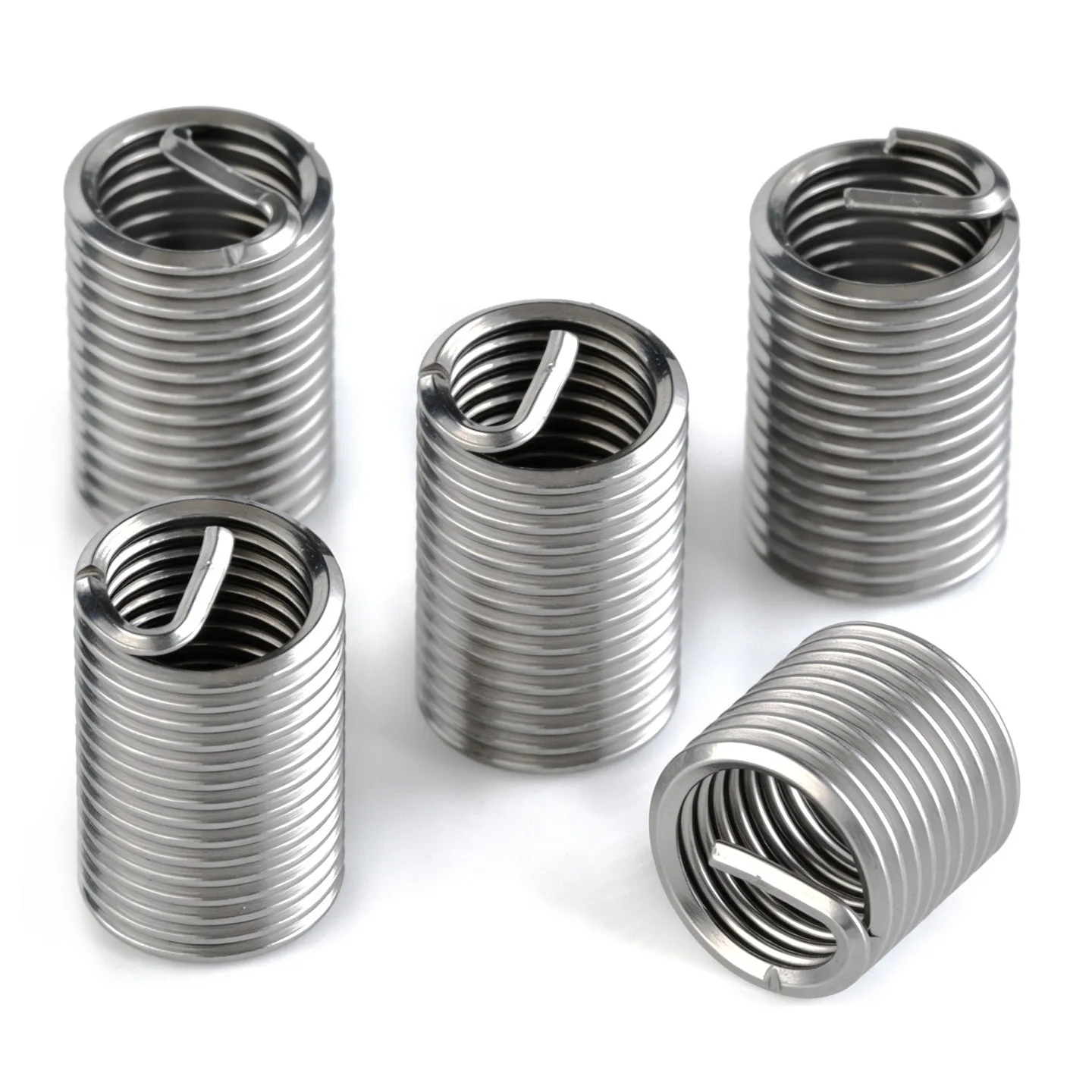 Fine Thread Screw Coiled Wire Helical Threaded Inserts Set 304Stainless Steel Helicoil Thread Repair Insert M6 M8 M10 M12 M14M16
