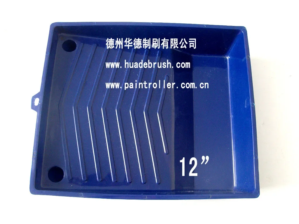 Large Paint Tray 11 Inch - Plastic Paint Tray Set with 375X320 Box for Painting Tools