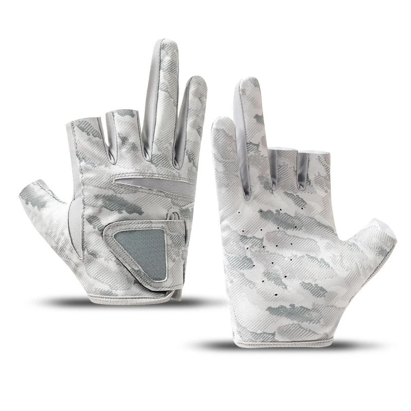 

Fishing gloves dew three fingers sunscreen outdoor fishing professional luya gloves non-slip and wear-resistant