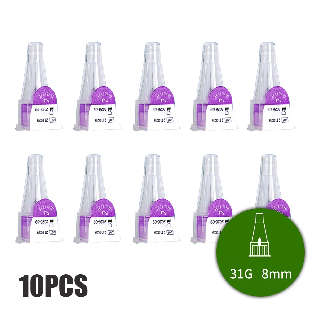 10/30/50/100 Stuks Insuline Cartridges voor Lilly Insuline Injectie Pen Individuele Verpakking Medische Insuline pen Tip 4mm 6mm 8mm