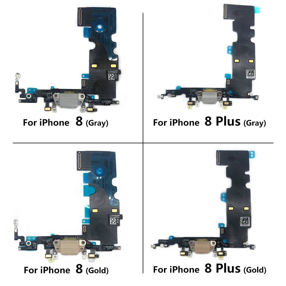 NEW Tested USB Charging Port Microphone Dock Connector Board Flex Cable Repair Parts For iPhone 7 / 7 Plus /  8 / 8 Plus