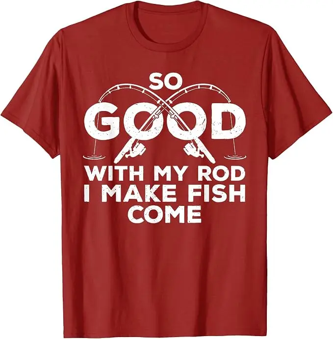 Lustiges Angler-Design für Männer und Frauen, Angler-Fisch-Angel-T-Shirt, Humorvolles, einzigartiges Angler-Geschenk, T-Shirt mit Angler-Sprüchen, Outdoor-Kleidung – Detail 10