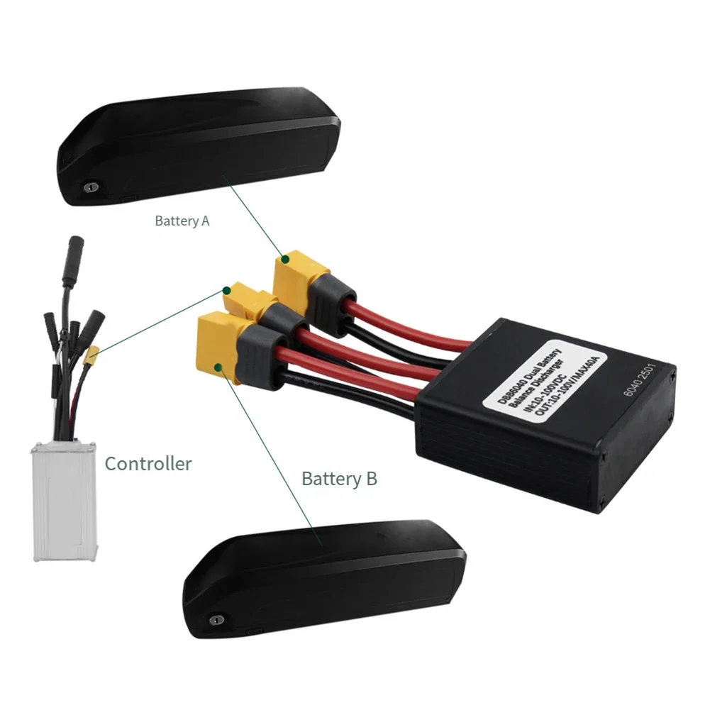 

Battery Converter Balance Discharger Battery Management Solution Black Accessory Compact Design 50*19*45mm Current Capacity 40A