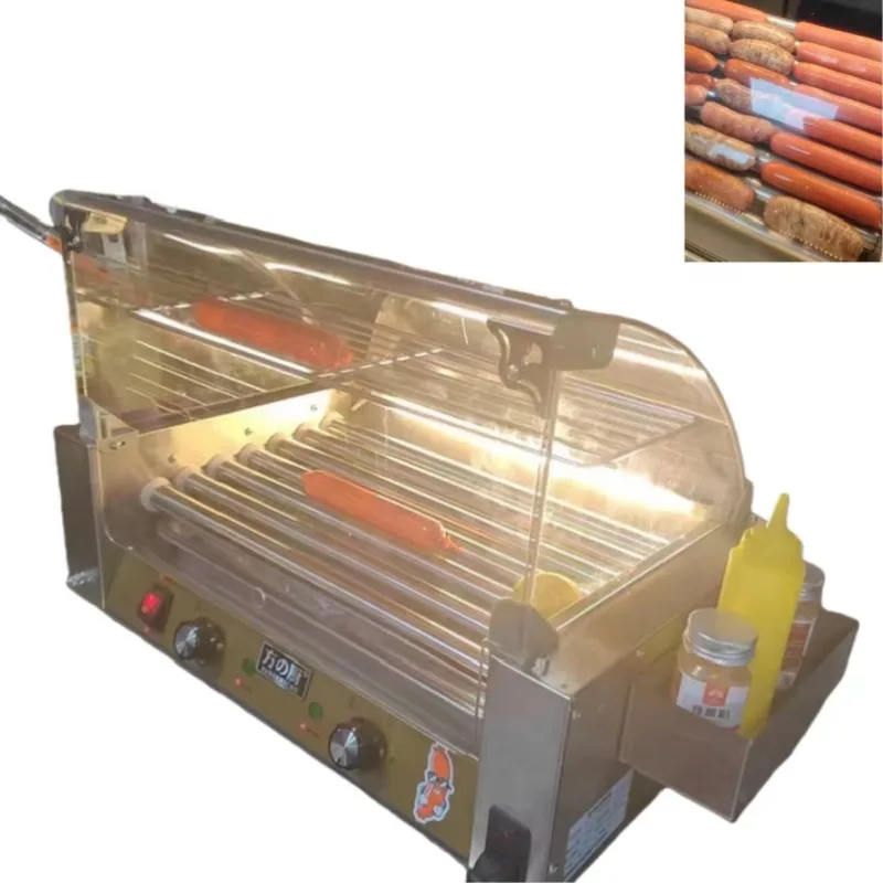 Electric Sausage Roasting Machine for Food Processing Constant High Temperature Snack Equipment