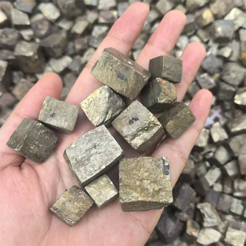 Natural Spiritual Raw Crystal Stones Natur Gold Pyrite Rough Stone for Decor