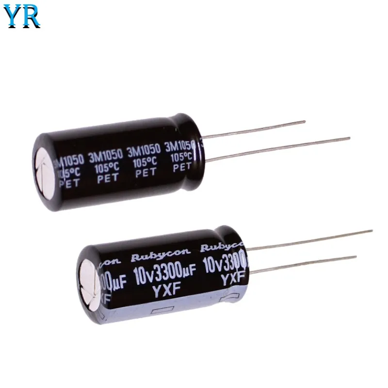 10/20PCS Rubycon Electrolytic Capacitor 10V 16V 25V 35V 50V 63V 100V 1UF 2.2UF 10UF 47UF 100UF 200UF 330UF 470UF 1000UF 2200UF
