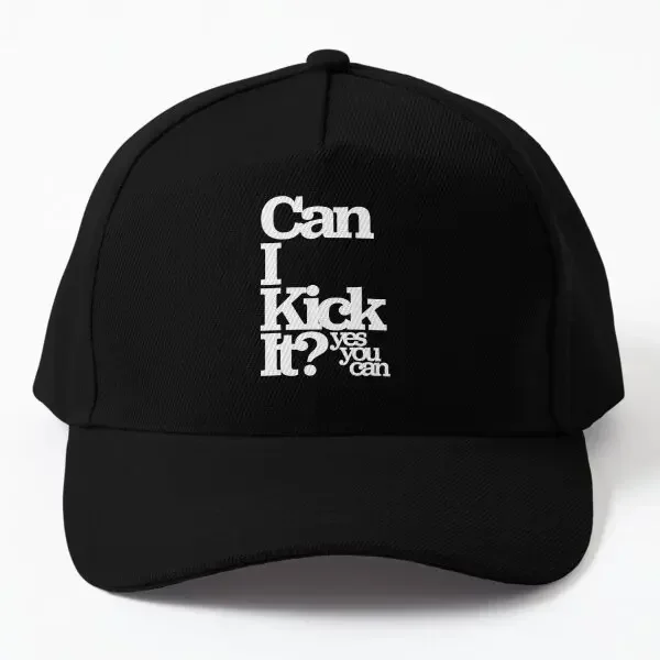 

Can I Kick It Yes You Can Great Gift F Baseball Cap Hat Fish Boys Printed Casual Black Mens Bonnet Sun Solid Color Summer