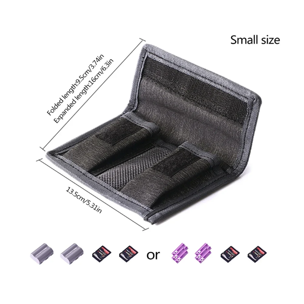 Camera Battery Storage Bag Waterproof Trip Photography Memory Card Holder Holder Pouch For Canon DSLR Digital Camera Protection