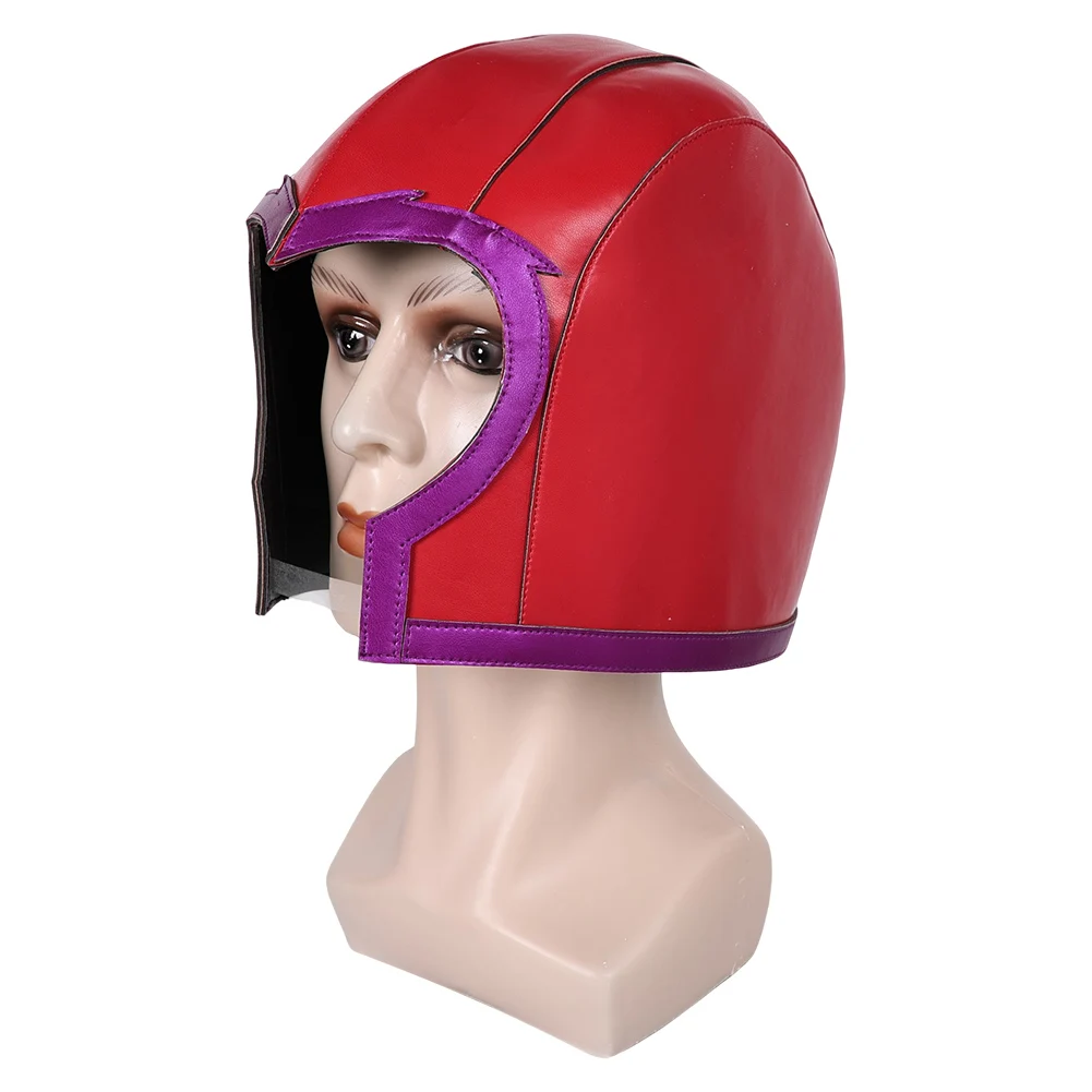 Verkleidung Magneto Cosplay Fantasy Maske Film X Super Bösewicht Kostüm Zubehör für Männer Helm Halloween Karneval Party Kopfbedeckung