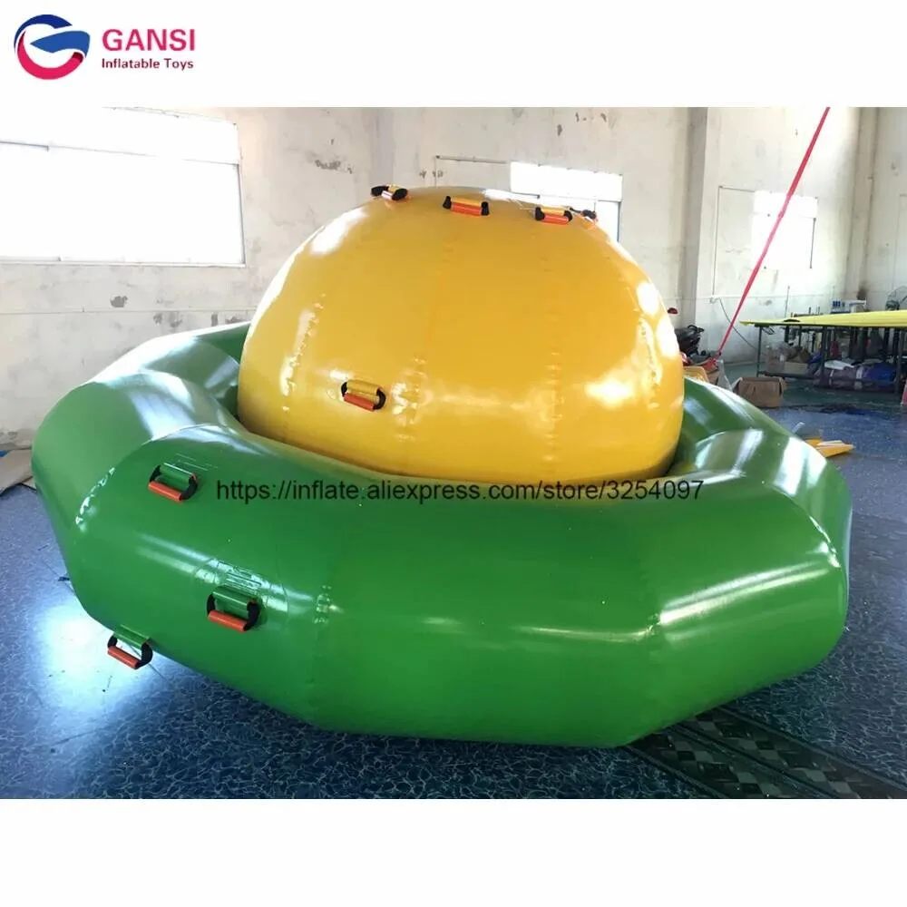 

Free Air Pump 2.5M Diameter InfInflatable Water Saturn Crazy Water Toy InfInflatable Spinner Saturn Rocker For Adult