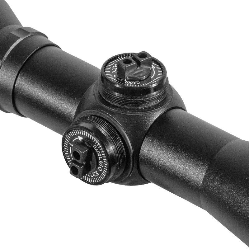 Imagem -04 - Airsoft Optical Rifle Scope Caça Rifle Scope Visão com Rail Mount Telescópio Binóculos 4x32 ru