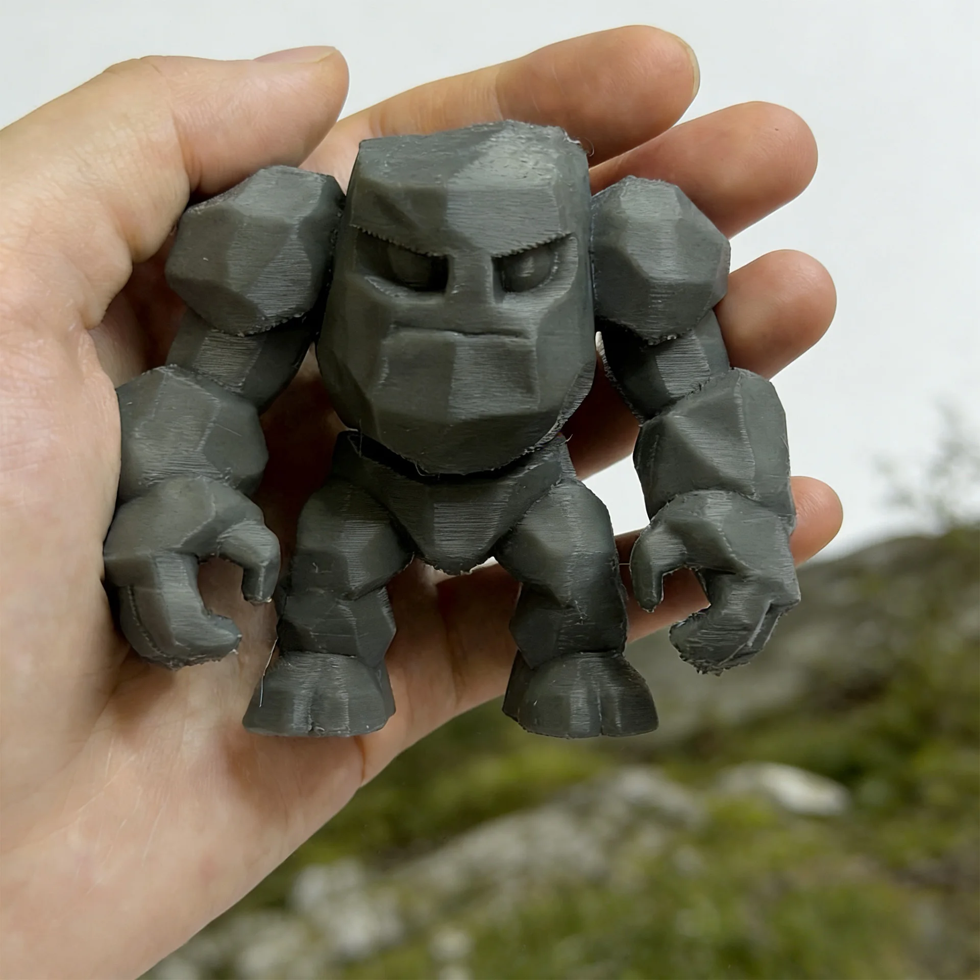 Huge Rock Monster Statue Gothic Style Stone Creature Figurine Unique Desktop Ornament Art Craft Decor for Home Shelf