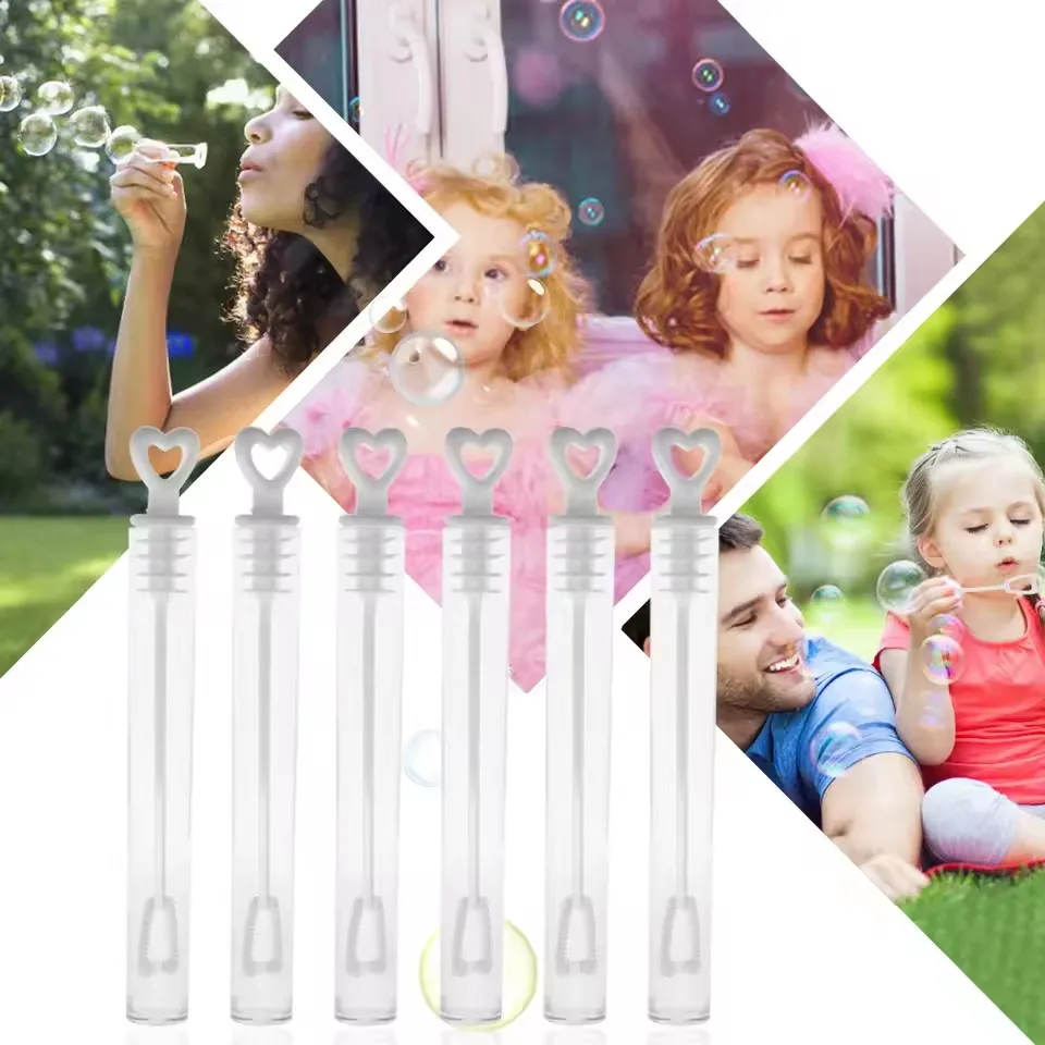 Mini Bubble Stick for Parent Child Outdoor Activities Unbreakable Bubble Stick Children's Bubble Blowing Toy with Bubble Water