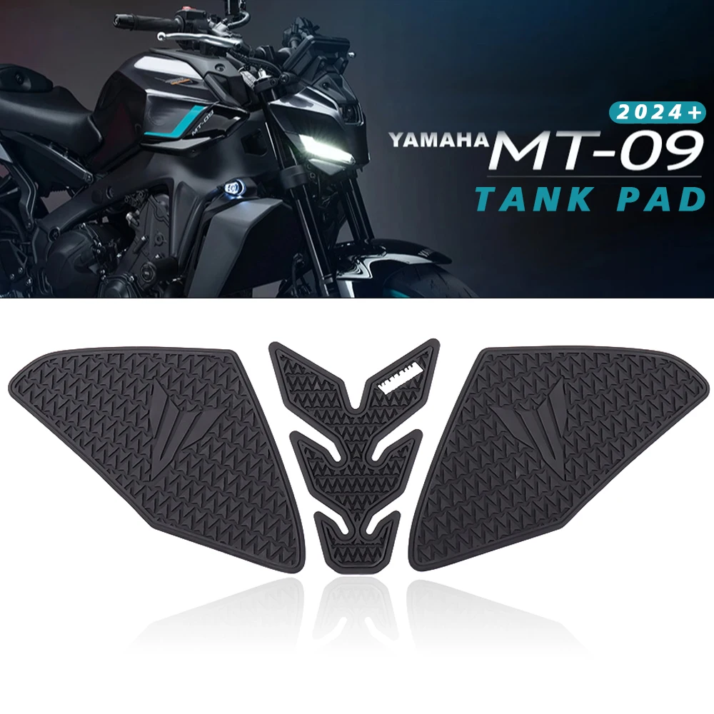 

MT-09 2024 Tank Pad Motorcycle accessories Fuel Tank Pad For YAMAHA MT-09/SP MT09 2024 Non-slip Side Fuel Tank Waterproof Pad
