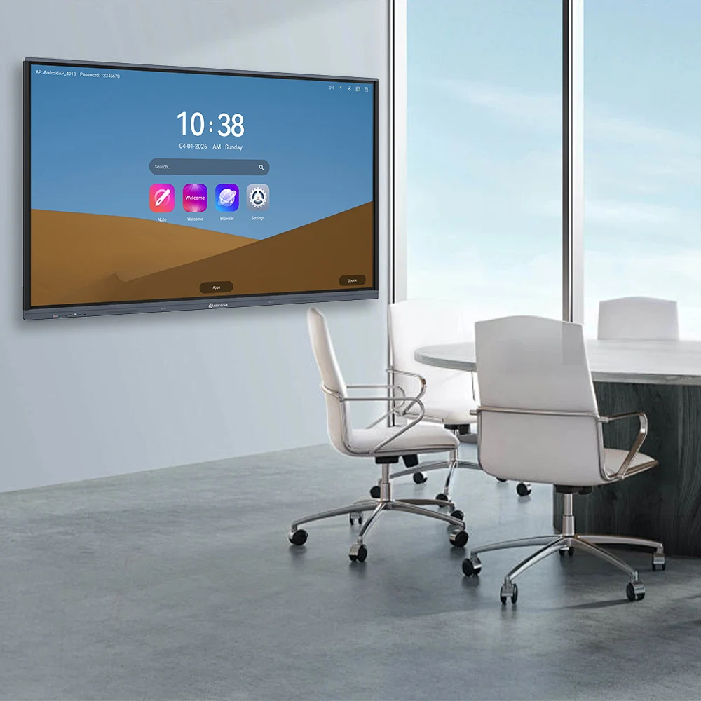 75 85 98 110Inch Digital 4K Large Screen Lecture Hall Display Interactive Flat Panel Smart Board For School Teaching