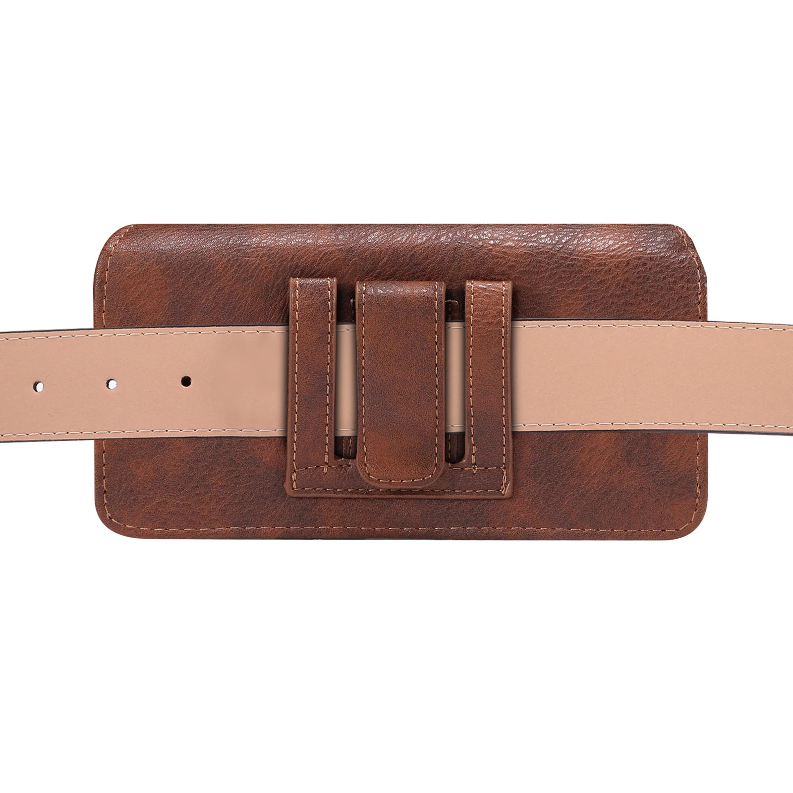 NEUE Leder-Handytasche mit Gürtelclip für Herren, Hüfttasche für iPhone 17 16 15 14 Pro Max, Samsung Galaxy S25 S24, Redmi Holster-Hülle – Detail 5