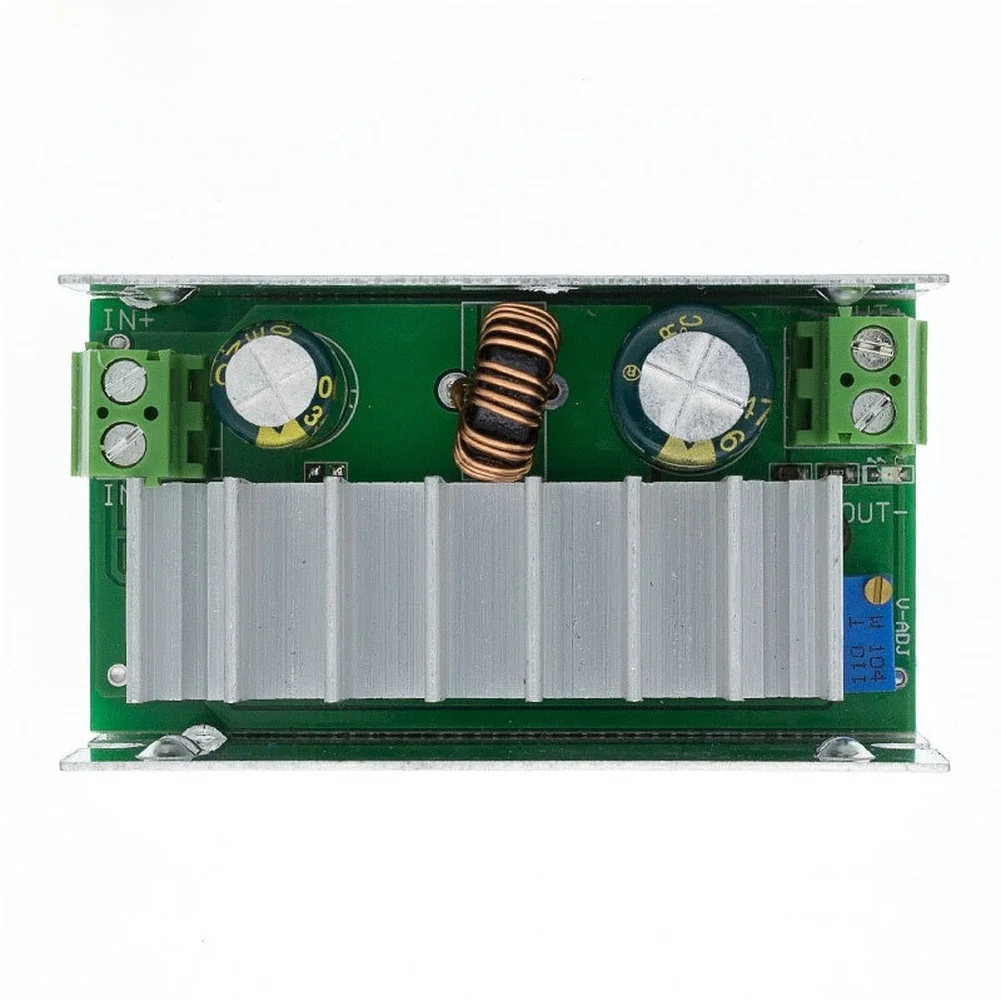 200W Adjustable DC DC Boost Module 6-35V Input 6-55V Output 97.6% Efficiency Aluminum Alloy Enclosure 70x39x32mm