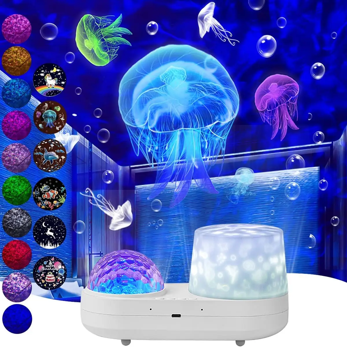 Ocean Star Sky Night Light Projector for Kid Constellation Galaxy Projector 360 Degree Rotating Nebula Starry Projection Lamp