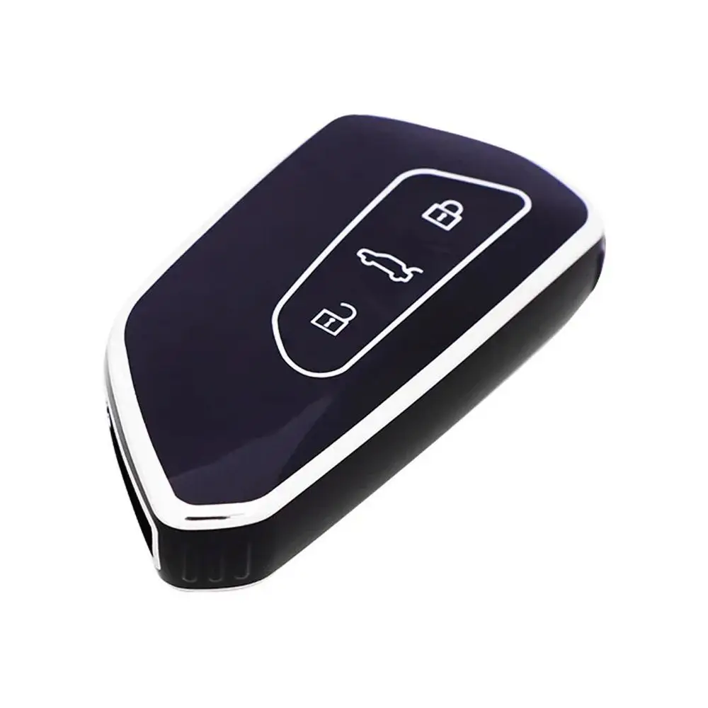 Soft TPU Remote Key Case 3 Button Holder Car Key Case for VW Volkswagen/Golf 8 MK8 ID.3 ID.4 /Cupra/Skoda/Octavia A8/SEAT