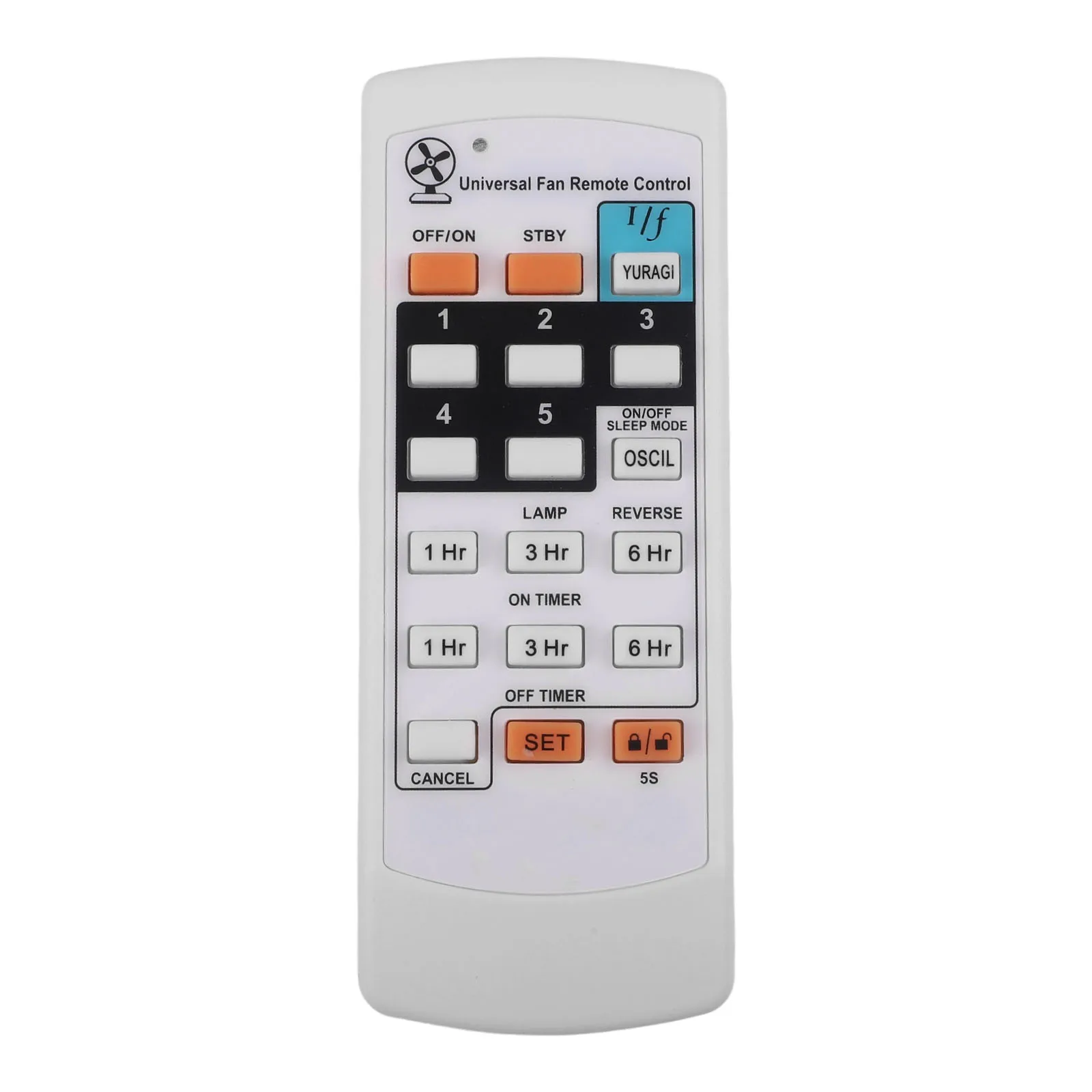 Electric Fan Remote Control For KDK ELMARK Remote Control Replacement Wear-resistant White Home Improvement Brand New