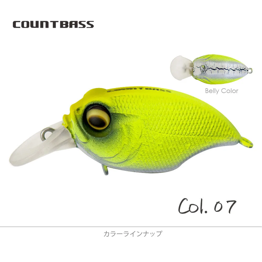 Countbass Wobbler 38 mm 1-1/2 Zoll 43 mm 1-3/4 Zoll 48 mm 1-7/8 Zoll Angelköder Stecker Wobble Fishing Kunststoffköder Wobbler – Detail 23
