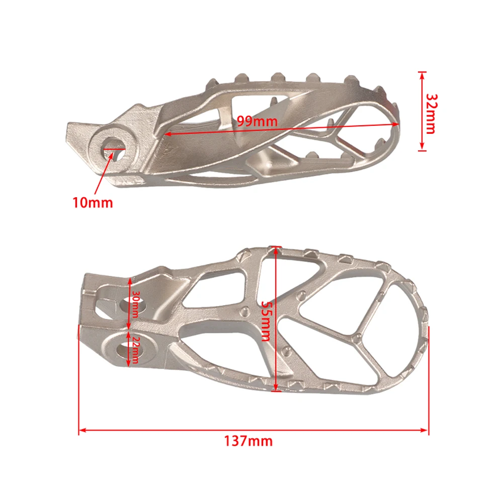 Pegs Motorrad Hinten Fußrasten Für KTM EXC 2017-2022 Motorrad Vorne Fußstütze Pedal Fußrasten Fußrasten Motorrad Racing Pedale – Detail 6