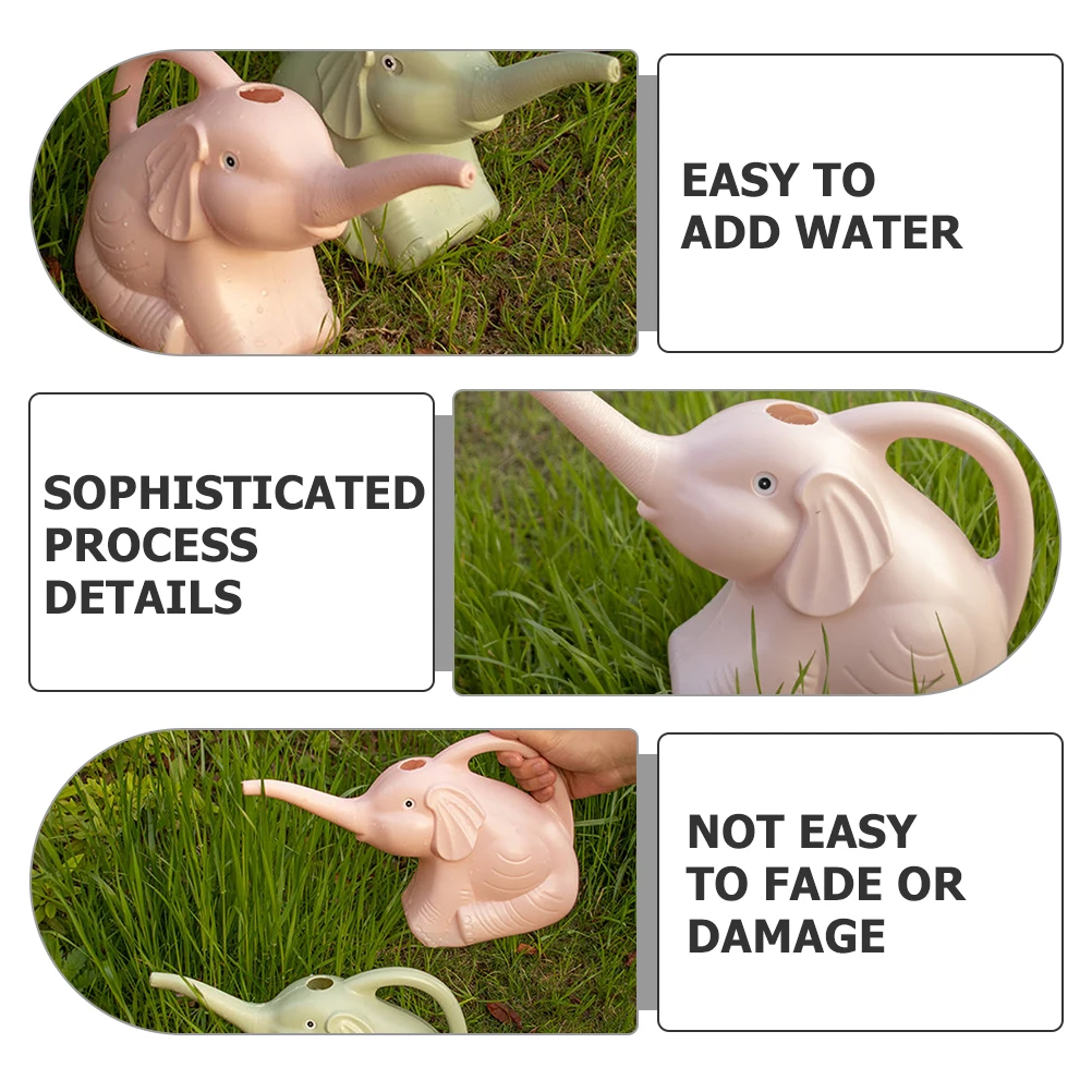 

2Pcs Long Spout Watering Kettle Safe Durable PP Material Large Water Capacity Exquisite Workmanship