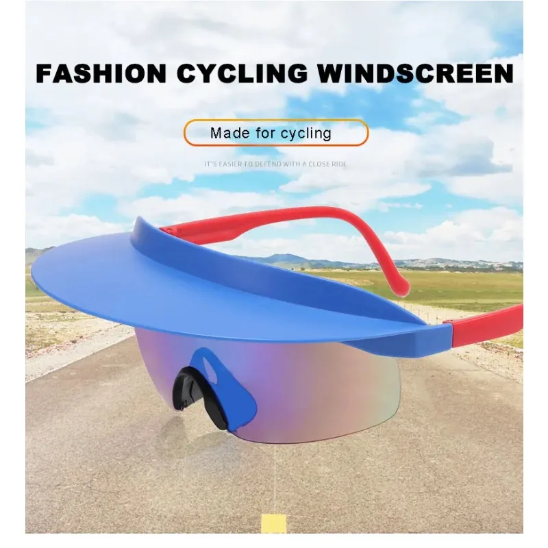 

Brim Sun-Proof UV400 Cycling Sunglasses Men Women 2025 Road Bike Glasses Male Female Bicycle Goggles Sport Eyewear Lens Eye