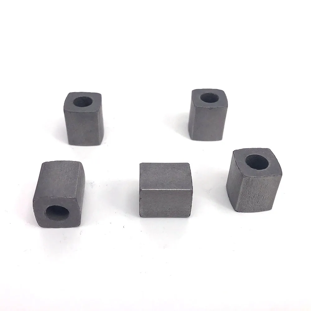 EDM Tungsten Conductive Carbide Block L12*W12*H15*Inner Hole6mm for CNC Wire Cut Machine