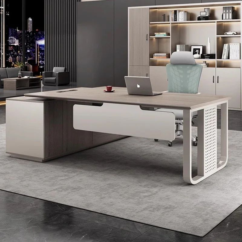 

Minimalist Computer Office Desks Corner Wooden Luxury With Drawers Office Desks Manager Storage Furniture Er Arbeitet LLOD