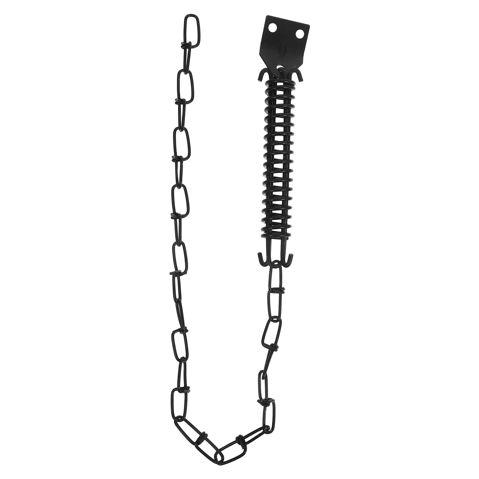 

1Set Windproof Door Lock Chain Heavy Duty Iron Anti Security Chain for Front Back Garage Doors Storm Damage Prevention