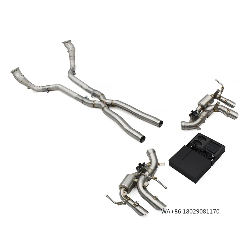 

Заводской выхлопной патрубок (даунпайп) из SUS304 для Purosangue FUV V12 6.5L 2022+ (полная выхлопная система, X-образный патрубок, даунпайп)