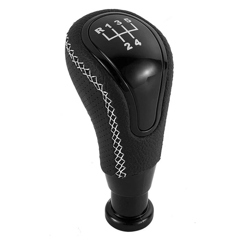 5 Speed Manual Car Gear Shift Knob Shifter Lever for Lada Vesta Granta Vaz Kalina Niva Samara Largus Black+White