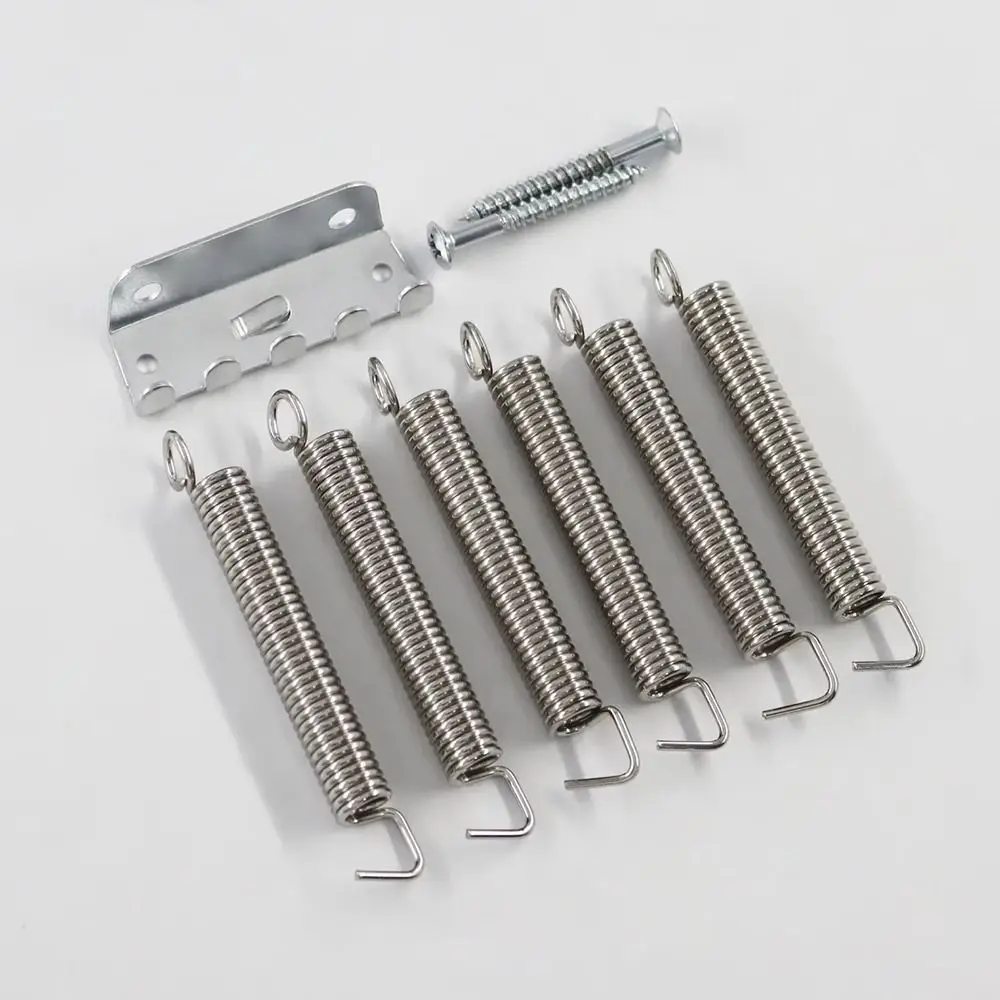 1Set 3x Springs Tremolo Spring Claw Kit with Installation Screws Vintage Tremolo Claw Tremolo Bridge Springs for Guitar Parts