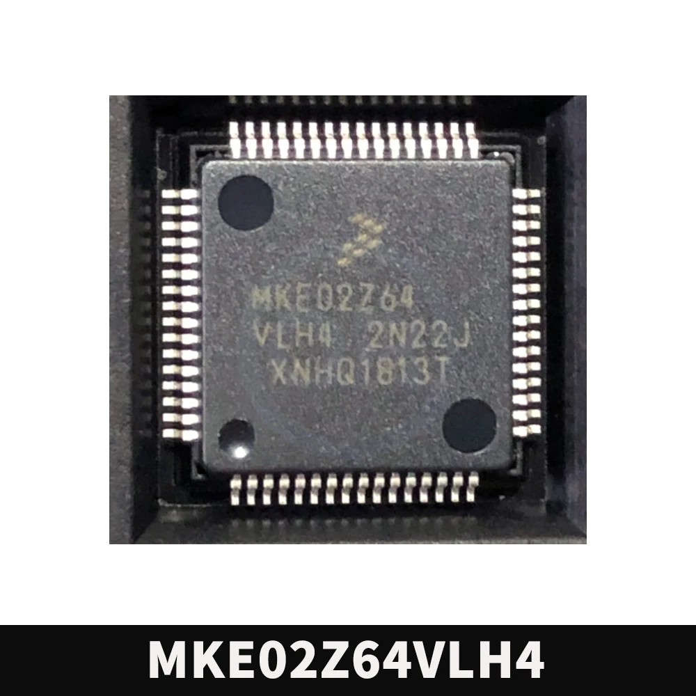 (1 Pcs) MKE02Z64VLH4 QFN-64 New Original Chip IC MKE02Z64