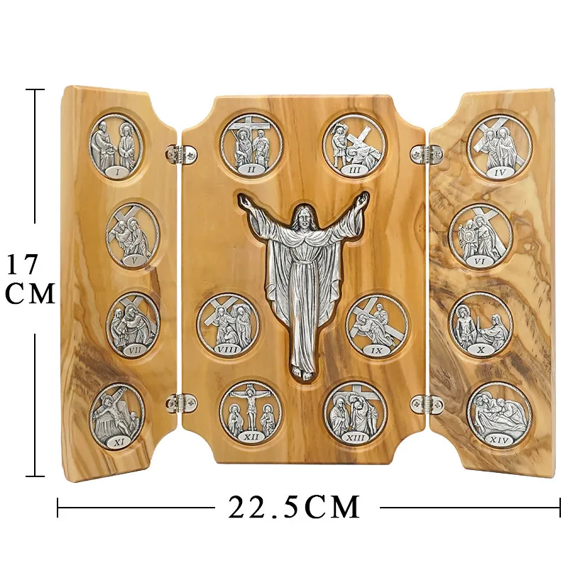 

Оливковое дерево, Via Crucis, Орнамент, Итальянский крест, Итальянские высококачественные христианские украшения ручной работы