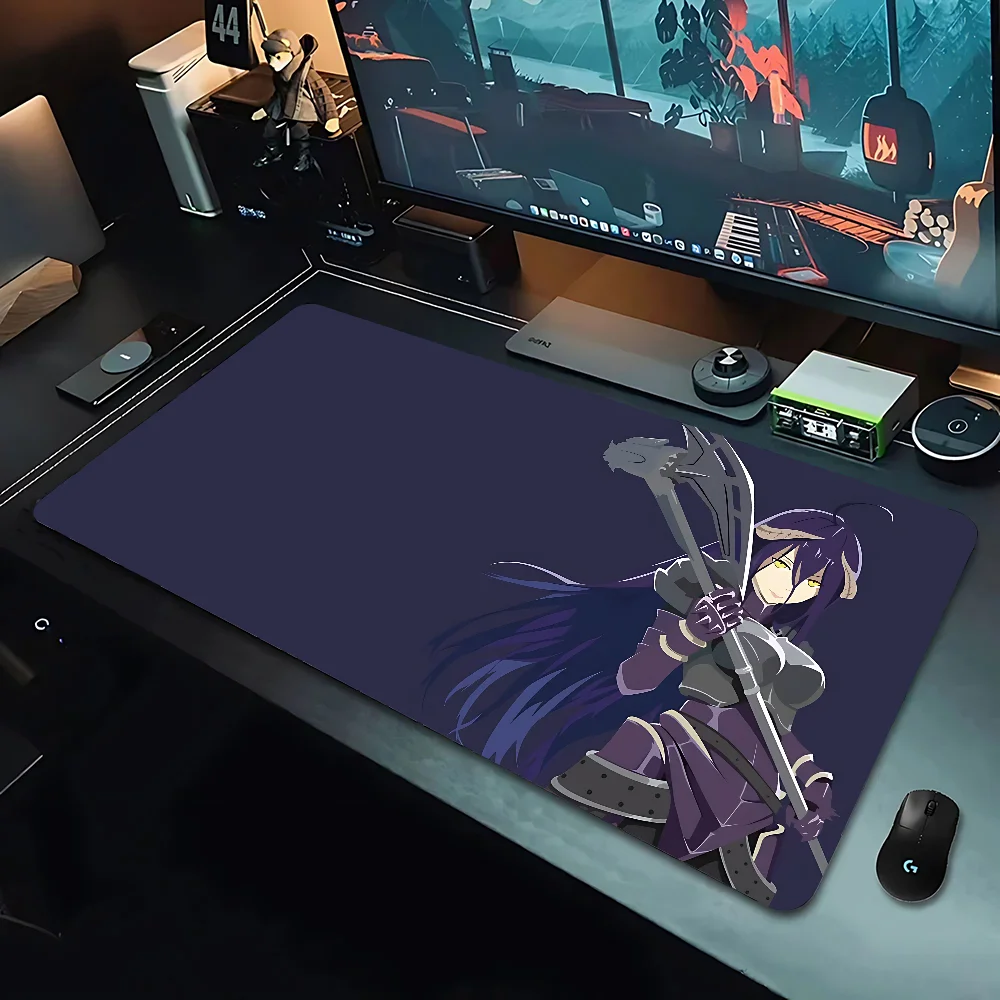 

Anime Overlord Albedo Mousepad New Arrivals Large Gaming Mousepad L XL XXL Gamer Mouse Pad Size For Keyboards Mat