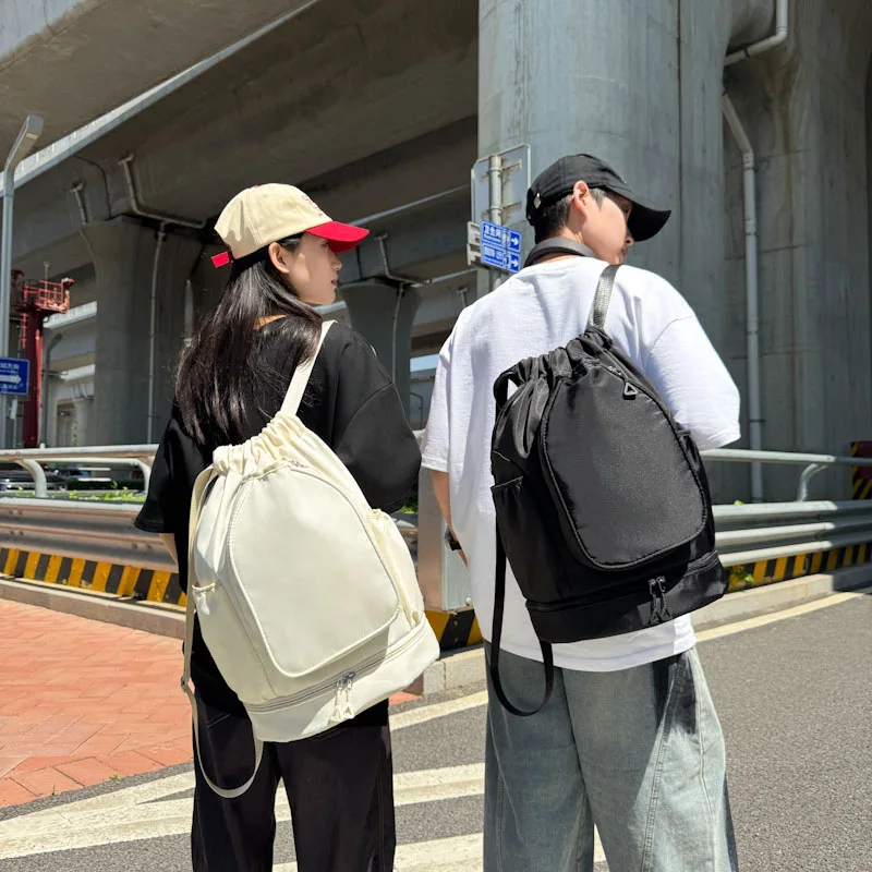 

2026 Large Capacity Backpack - Double Shoulder Bag - Student Lightweight Compact Badminton Racket Fitness Bag