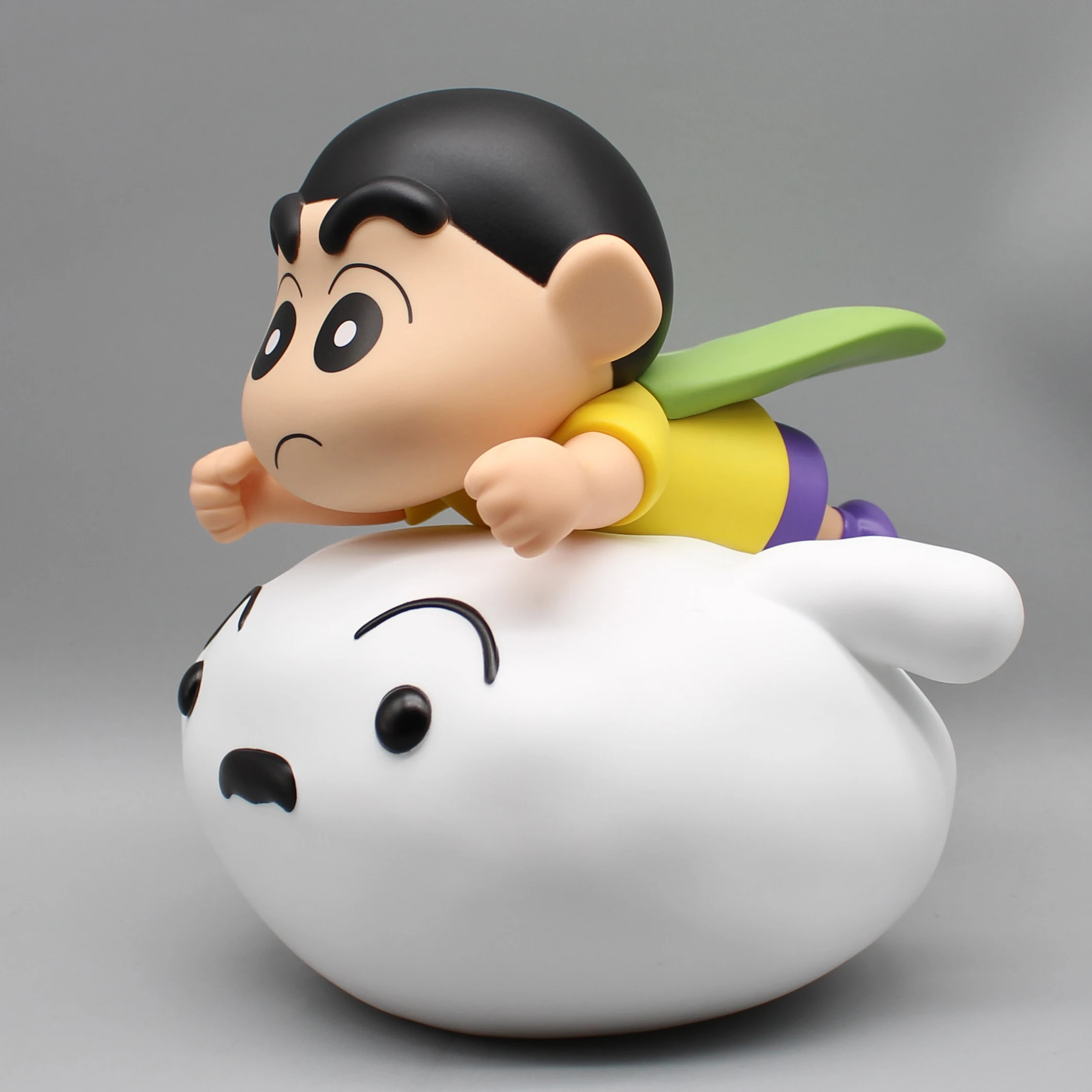 Crayon Shin-chan Anime Figure Nohara Shinnosuke Action Figurine Salty Egg Dynamic Superman Model PVC Collection Decor Toy Gift