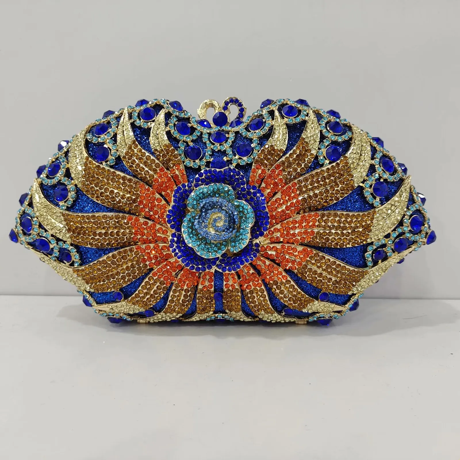 

XIYUAN Multi Color Box Bag Diamond Women Clutch Bag Crystal Party Handbag Ladies Banquet Purse Fashion Pochette Prom Evening bag