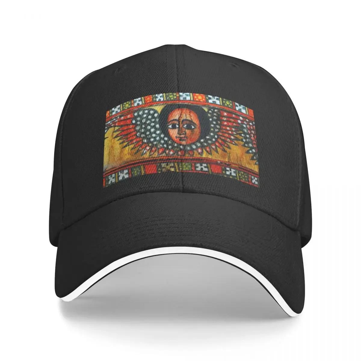 

Ethiopian  Baseball Cap Snap Back Hat hiking hat Rugby Sunscreen Sun Hats For Women Men's