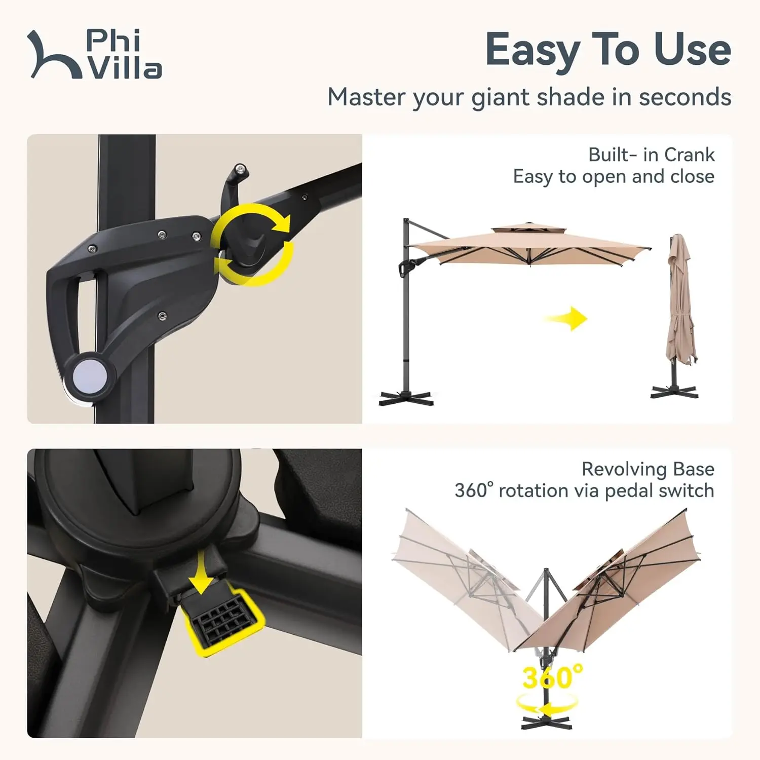Thumbnail 4 - #16 Latest Cantilever Garden Umbrellas Updates