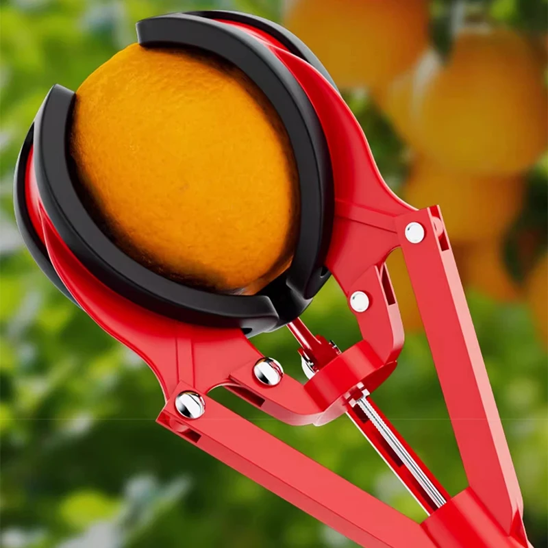 أداة قطف التفاح قطف الفاكهة قطعة أثرية عمود تلسكوبي على ارتفاعات عالية مخلب الفاكهة الخوخ ثلاثة مخالب قطف جهاز قطف الفاكهة