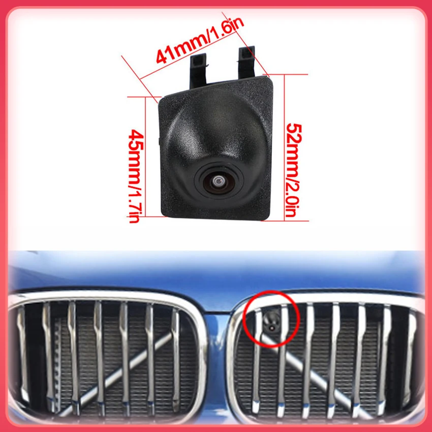 HD CCD AHD Car Front View Parking Night Vision Positive Waterproof Logo Camera For BMW X3 X4 F25 F26 2011 2012 2013 2014~2017