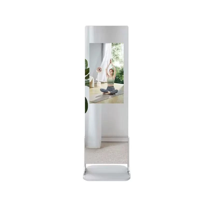 Smart fitness mirror high-end home full body yoga dance sports magic mirror touch screen mirror all-in-one machine