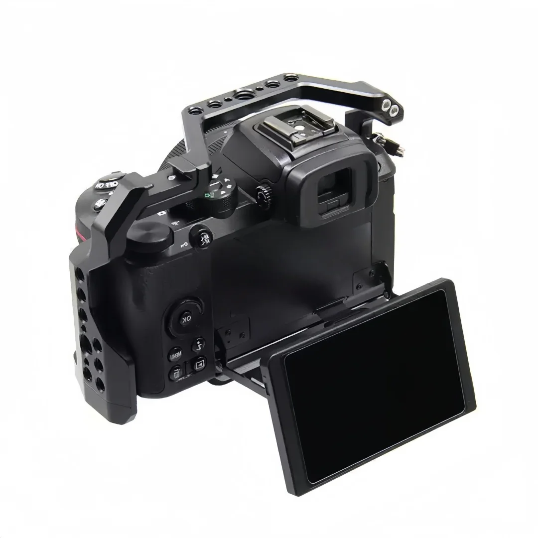 Image 5: Cage de caméra pour Nikon Z50, stabilisateur de prise de vue vidéo, cadre de protection pour prise de vue verticale, accessoires DSLR