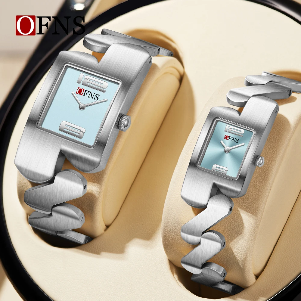OFNS2026 New Fashionable Quartz Couple Watch Couple Watch 3ATM Life Waterproof Japanese Movement Simple Temperament Couple Gift