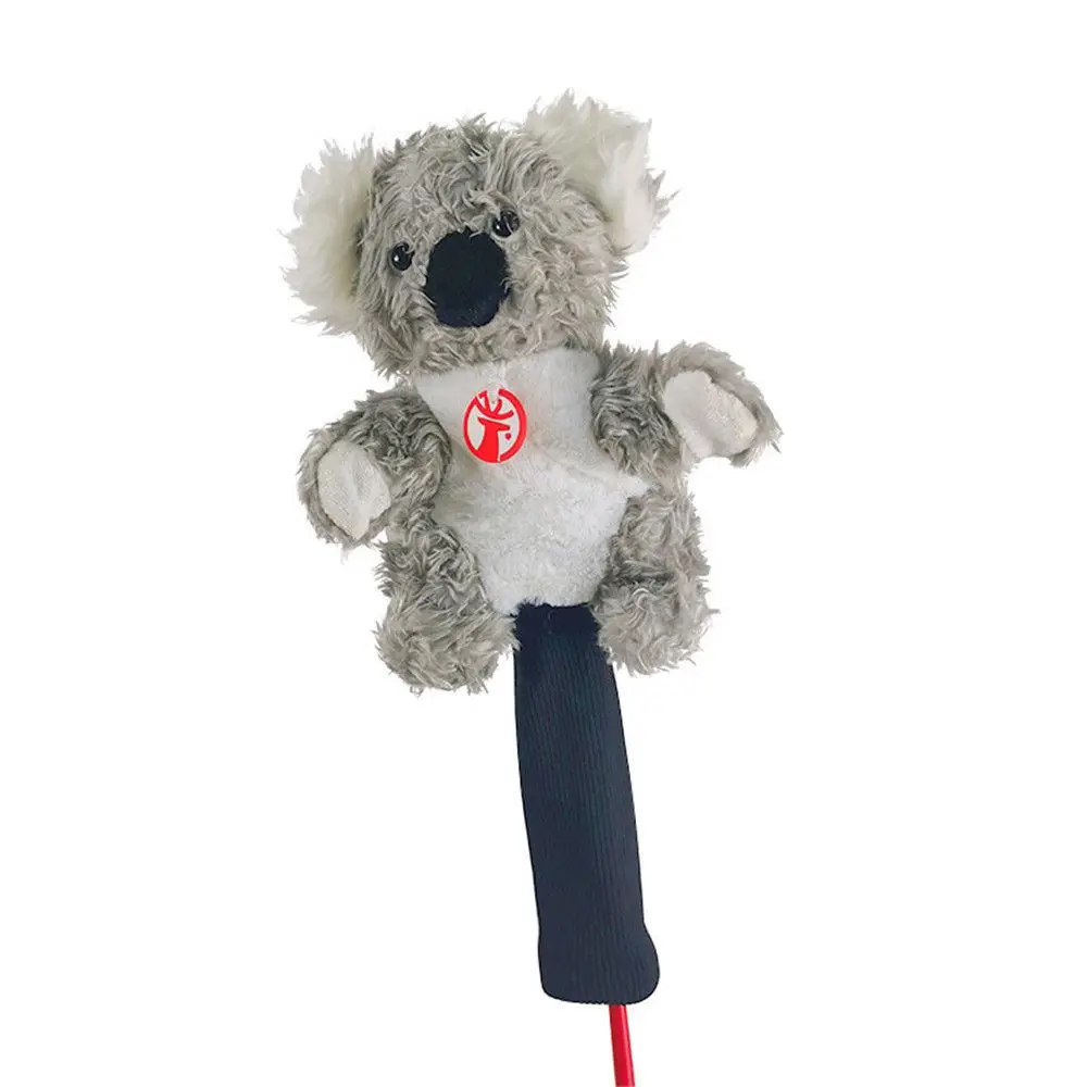 Sport Practical Accessories 1/3/5 Fairway Woods Golf Club Head Covers Plush Animal Headcover Golf Rod Sleeve Sets