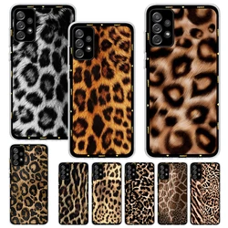 Animal Leopard Print Phone Case for Samsung Galaxy A14 A54 A15 A55 A13 A53 A12 A52 A25 A35 A24 A34 A23 A33 A22 A32 A04S A03S A02