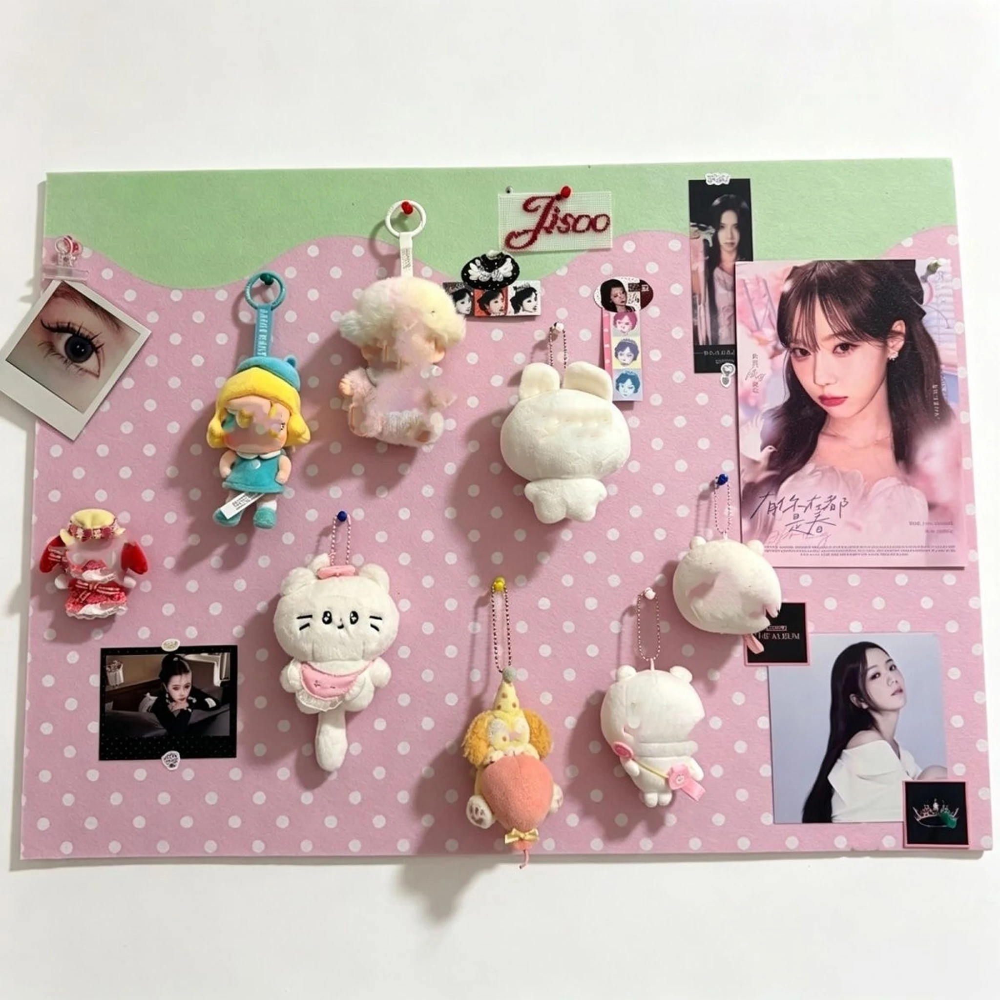 Cute New Cartoon Pattern Felt Board Room Wall Decoration High-value Background Wall Message Board Wall Sticker Without Punching